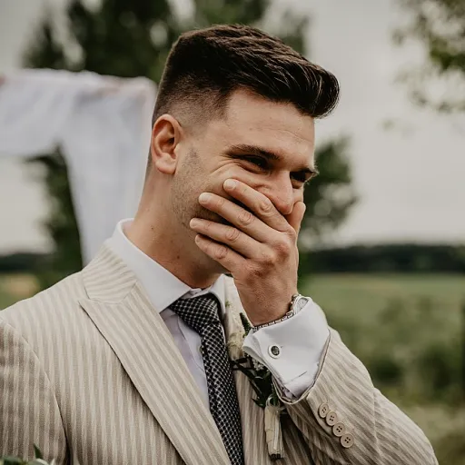 Oser le costume 3 pièces vert pour un mariage élégant