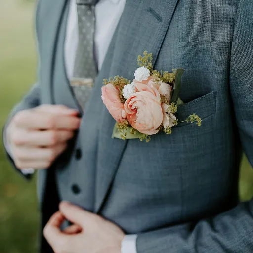 Ceinture homme tressée : l’accessoire élégant pour sublimer un costume de mariage