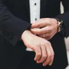 Boutons de manchette personnalisables pour une touche d’élégance sur mesure au mariage
